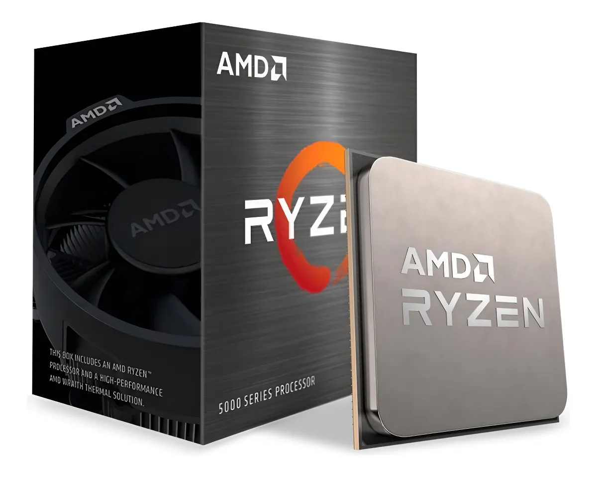 Processador AMD Ryzen 5 5600GT, 3.6GHz (4.6GHz Turbo), 6-Cores 12-Threads, Cooler Wraith Stealth, AM4, 100-100001488BOX